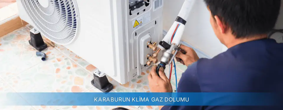 Karaburun İlçemi Carrier Klima Gaz Dolumu
